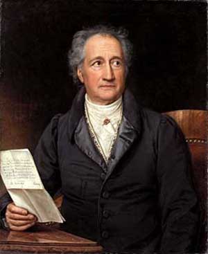 Portrait of Goethe